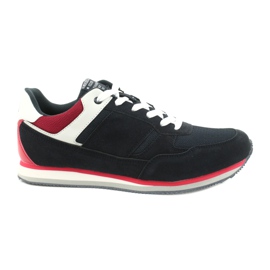 American Club FH12 Leichte Sneaker weiß rot marineblau