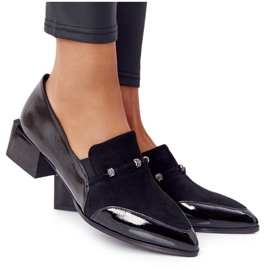 Elegante Pumps auf High Heels S.Barski Premium Black schwarz