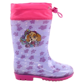 American Club Amerikanische Lavendel Gummistiefel SKYE KAL04 lila rosa