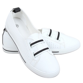 Weiße Damen Sneaker 6284 Schwarz