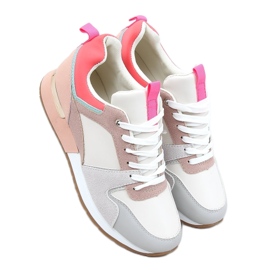 Mehrfarbige Sportschuhe B0-671 Weiß