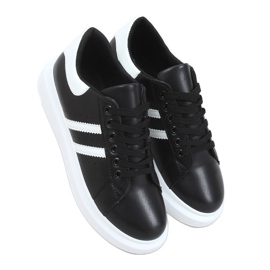 Schwarze Damen Sneaker VL139P SCHWARZ / WEISS weiß