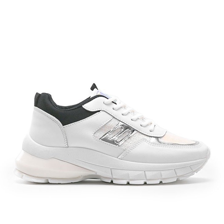 Schwarz-weiße Dana-Turnschuhe