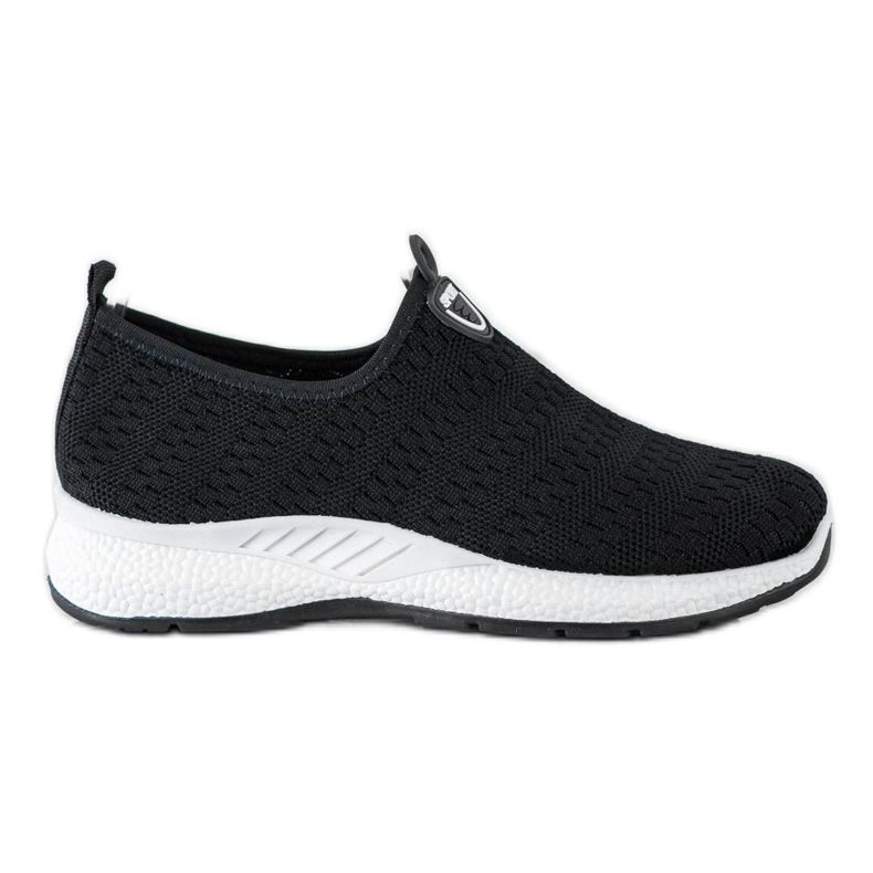 SHELOVET Leichte Slip-On-Sneakers schwarz