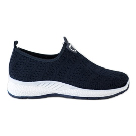 SHELOVET Leichte Slip-On-Sneakers navy blau