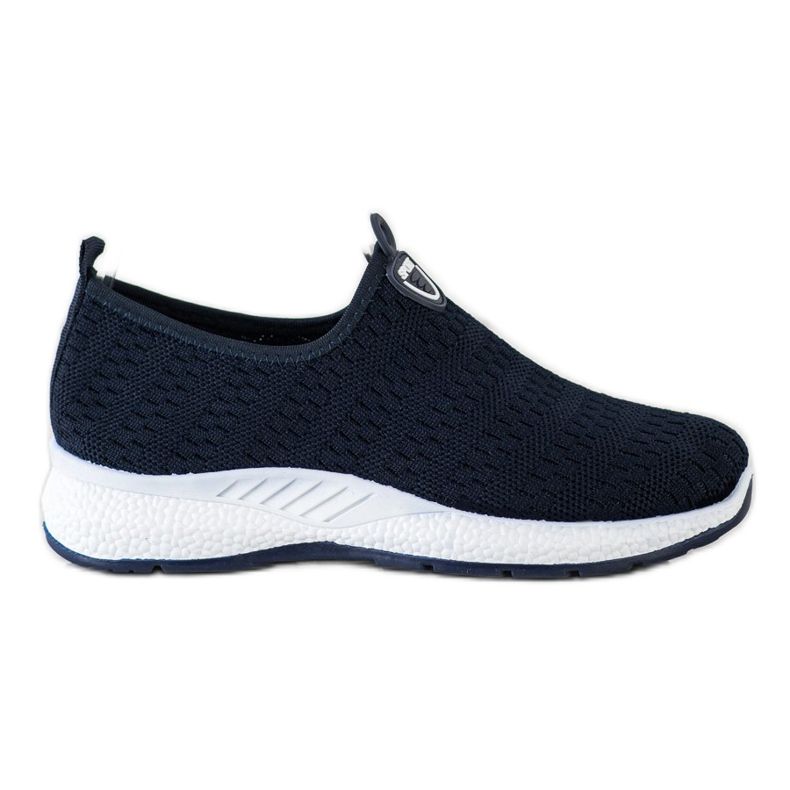 SHELOVET Leichte Slip-On-Sneakers navy blau