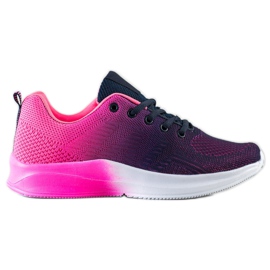 Bona Sneaker mit Ombre-Effekt lila marineblau rosa