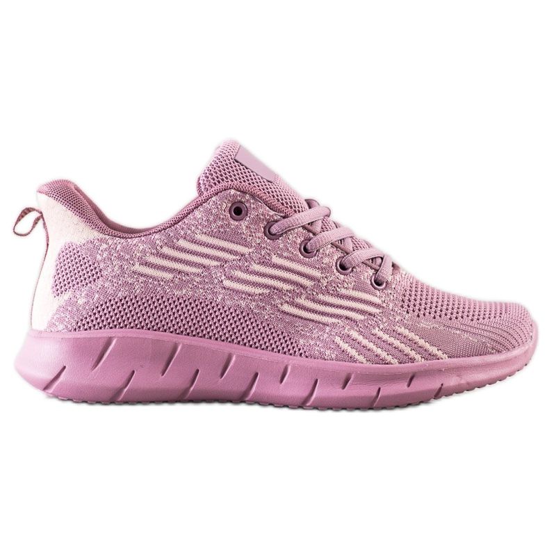 Bona Durchbrochene Sportschuhe violett