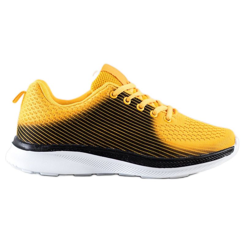 Bona Leichte Sport-Sneaker schwarz gelb