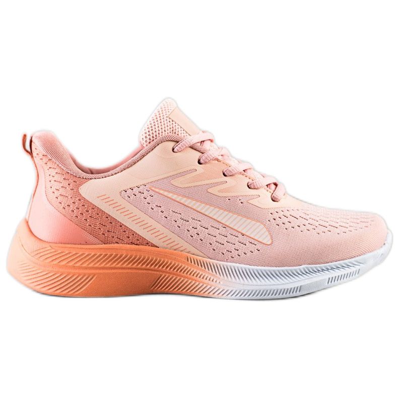 Bona Durchbrochene Sneaker für den Frühling orange rosa
