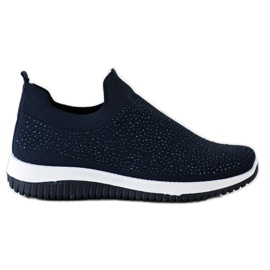 Renda Slip-on-Sneaker für den Frühling marineblau