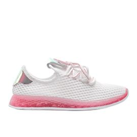 Marley weiße und rosa Slip-Ons