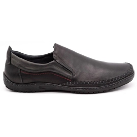 Mario Pala Herren Brogues Mokassins 531 schwarz
