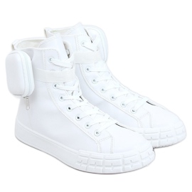 Sneakers für den Knöchel mit einem Beutel weiß VL142 White