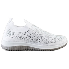 Renda Slip-on-Sneaker für den Frühling weiß