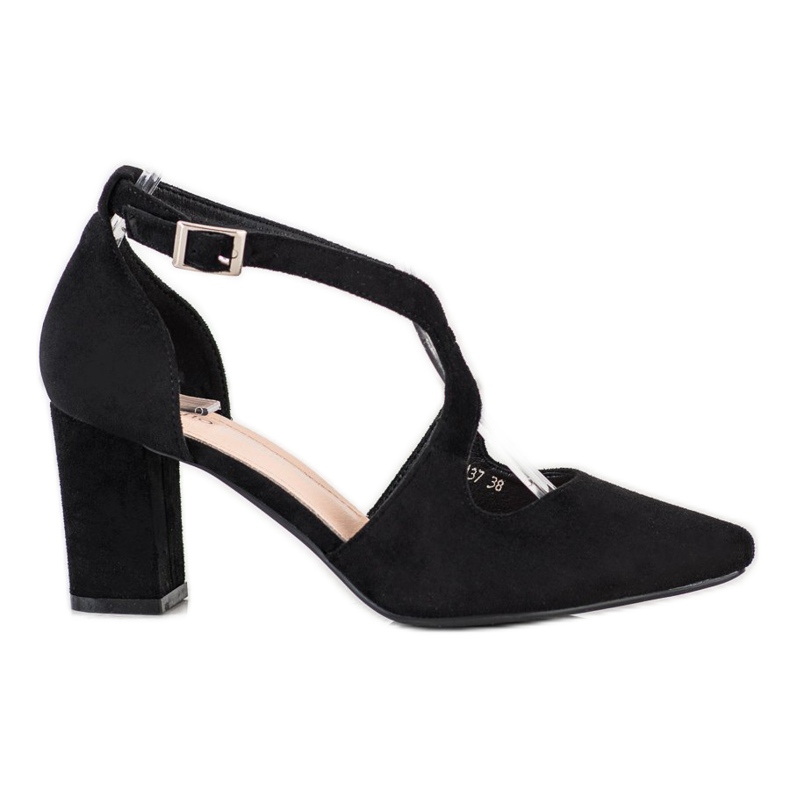 Elegante Sergio Leone Pumps schwarz