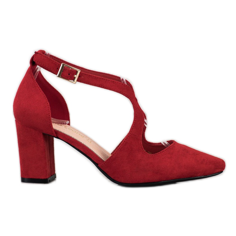Elegante Sergio Leone Pumps rot