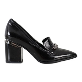 S. BARSKI Stylische Lackpumps schwarz