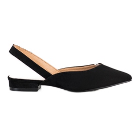 S. BARSKI Schwarze Pumps mit offenem Absatz