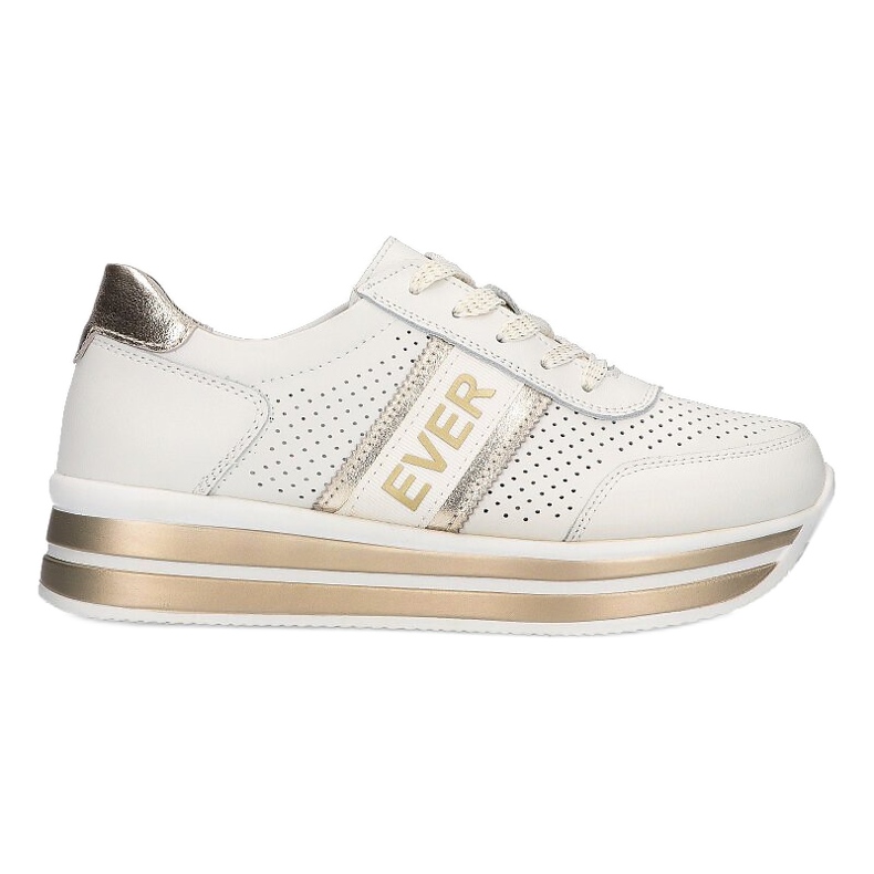 Ever Sports Schuhe für Frauen Filippo DP1414 weiß und gold golden