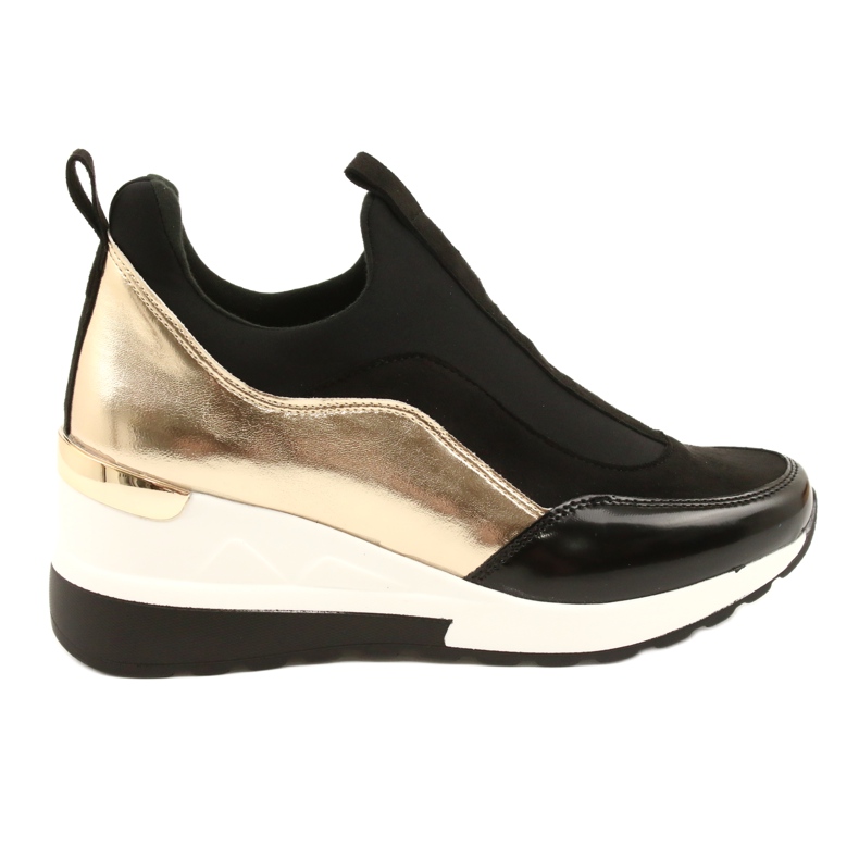 Evento Keilsneaker 21PB35-4000 schwarz golden