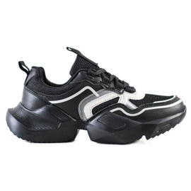 SHELOVET Leichte Sport-Sneaker schwarz