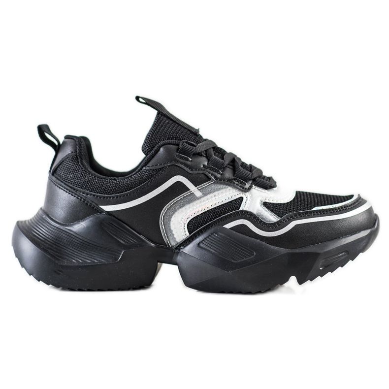 SHELOVET Leichte Sport-Sneaker schwarz