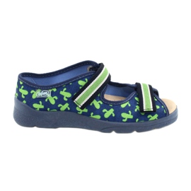 Befado Kinderschuhe 869X147 blau grün