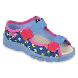 Befado Kinderschuhe 869X150 marineblau mehrfarbig