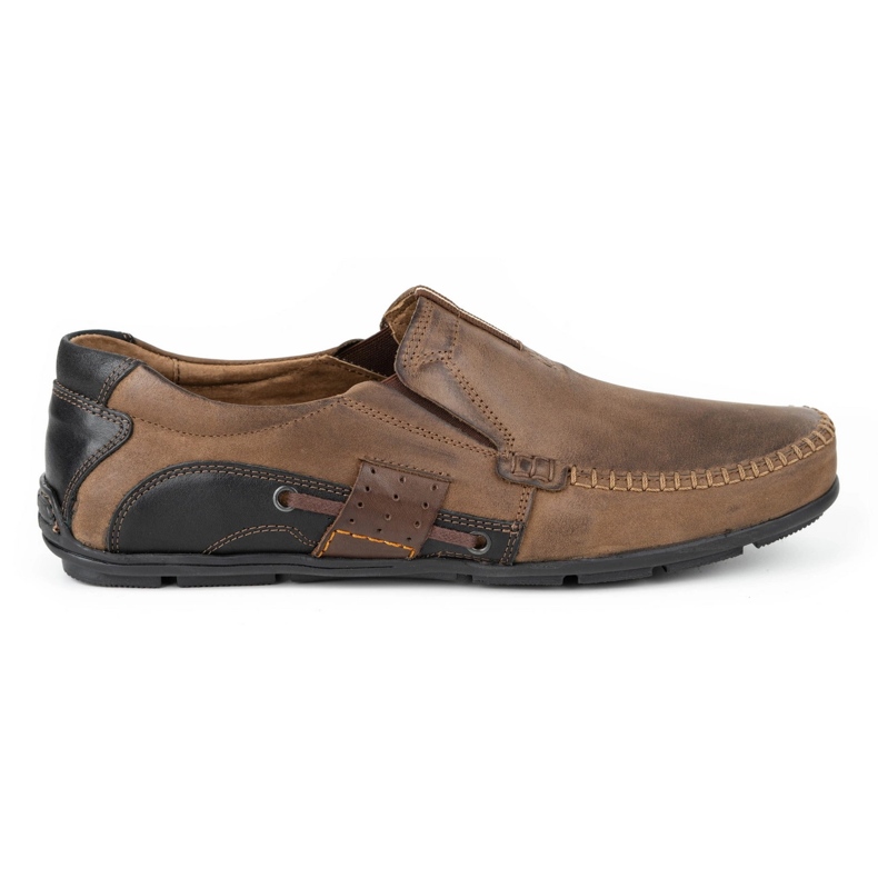 Mario Pala Braune Herren Slipper 834