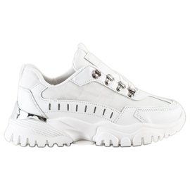 SHELOVET Weiße Turnschuhe