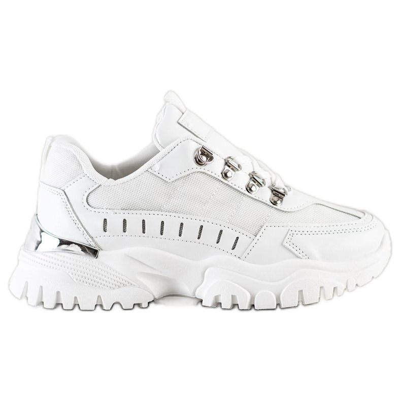 SHELOVET Weiße Turnschuhe