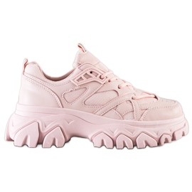 SHELOVET Rosa Mode-Turnschuhe