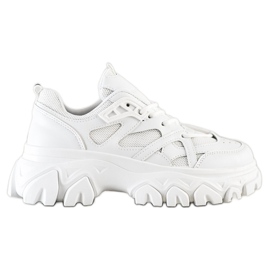 SHELOVET Weiße Mode-Turnschuhe