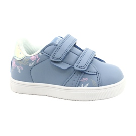 American Club Klettschuhe ES22 / 21 blau silber-