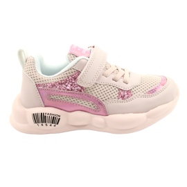 American Club Modische rosa Halographic-Sportschuhe ES23/21