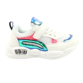 American Club Modische Halographic-Sportschuhe ES23/21 Weiß