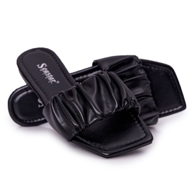 PS1 Klassische schwarze Hausschuhe für Damen, die gut aussehen