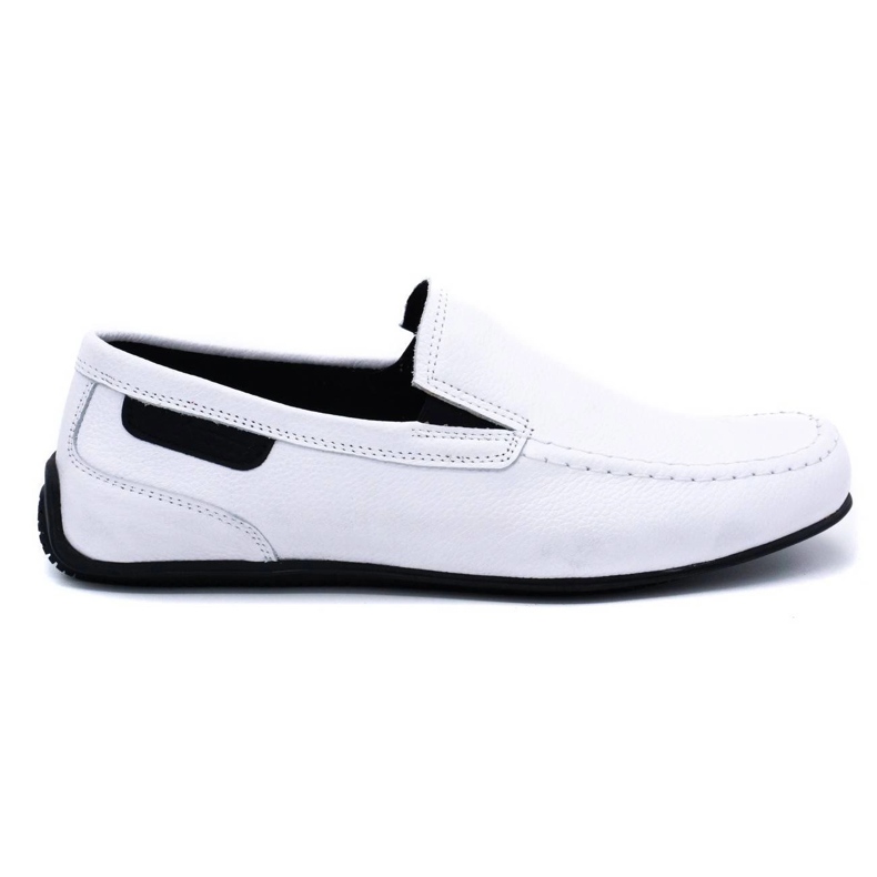 Polbut Herren Leder Loafer 2105 weiß