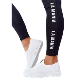 PS1 Damen Sportschuhe Slip-on Weiß Be Stretchy