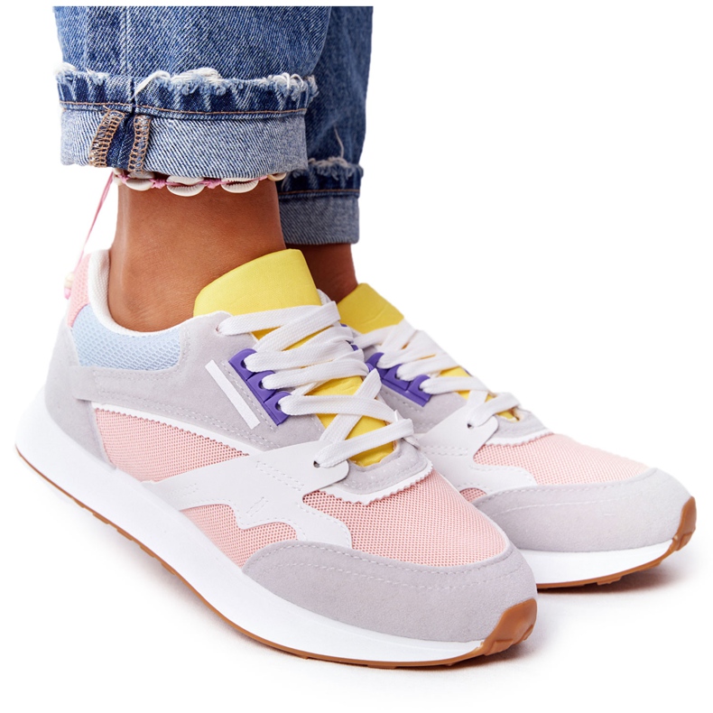 PS1 Damen Sportschuhe Sneaker Rosa-Grau After Hours mehrfarbig