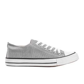 Destini klassische niedrige Sneakers grau
