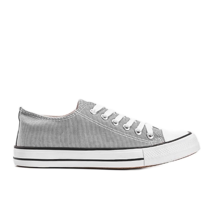 Destini klassische niedrige Sneakers grau