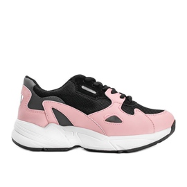 Kendall Damen Sneaker in Schwarz und Pink rosa