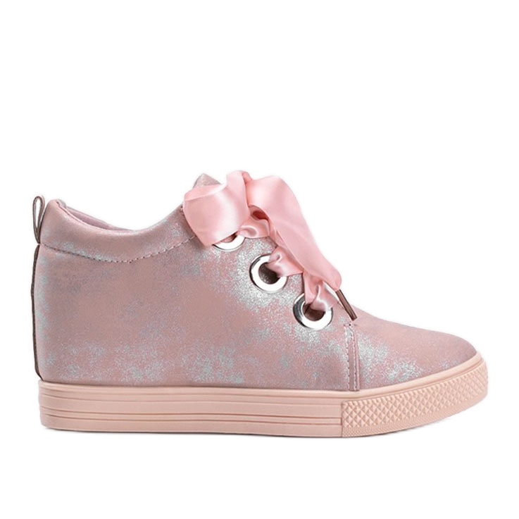 Rosa schimmernde Elle Damen Sneaker