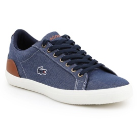 Freizeitschuhe Lacoste Lerond 317 2 Cam M 7-34CAM00422Q8 weiß braun marineblau
