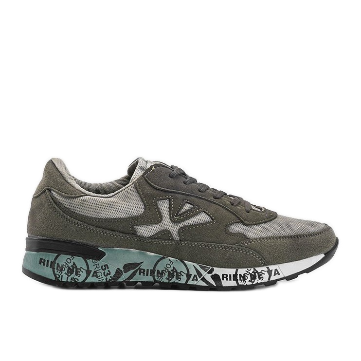 Omarion Khaki-Sneaker für Herren mehrfarbig grün