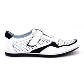 Polbut Herren Freizeitschuhe aus Leder 2102 / 2L weiß