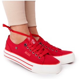 Sneakers für Damen On the Big Star HH274053 Rote Plattform