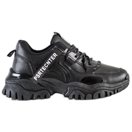 SHELOVET Frühlingsmode Sneakers schwarz